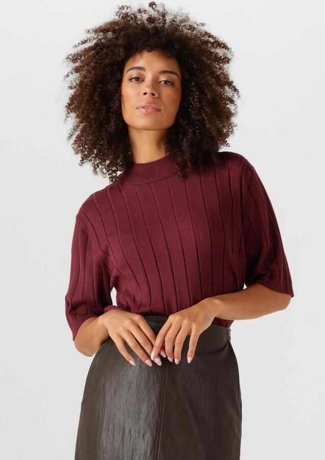 BRUUNS BAZAAR Dames Truien & Vesten Bbglady Knit Bordeaux - Foto 4