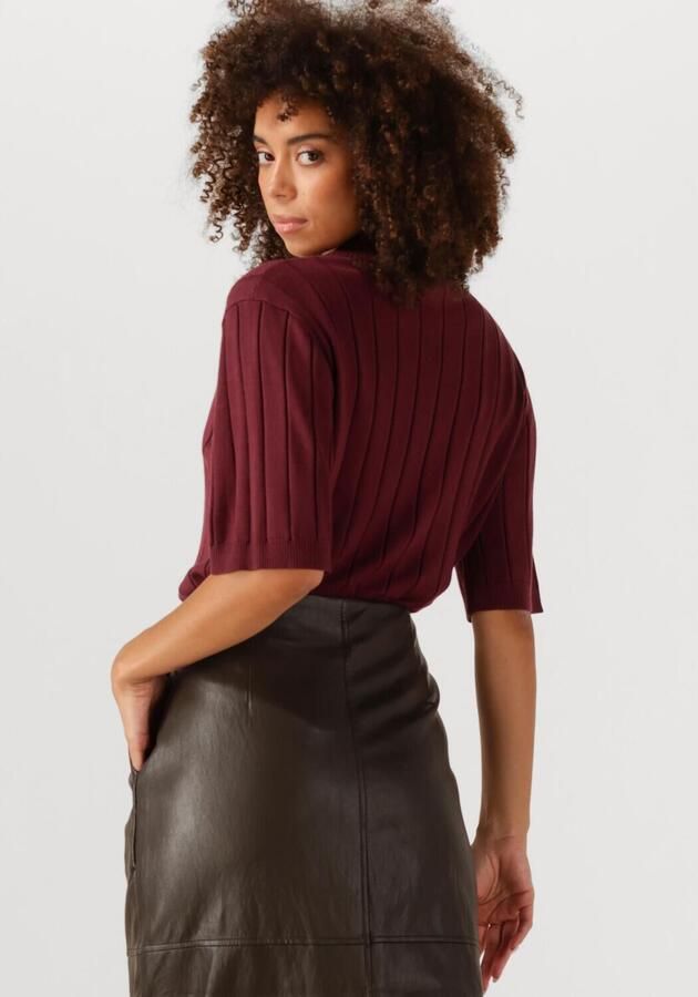 BRUUNS BAZAAR Dames Truien & Vesten Bbglady Knit Bordeaux - Foto 2