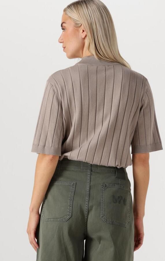 BRUUNS BAZAAR Dames Truien & Vesten Bbglady Knit Bruin - Foto 3