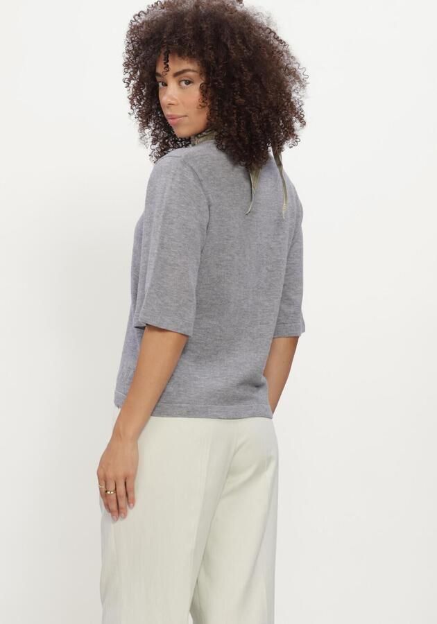 BRUUNS BAZAAR Dames Truien & Vesten Chalinabbandra Knit Grijs - Foto 3