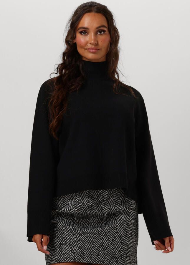 Bruuns Bazaar Zwarte Gebreide Trui Simonabbada Stijl Black Dames - Foto 4