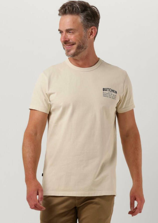 BUTCHER OF BLUE Heren Polo's & T-shirts Army Rest Tee Beige