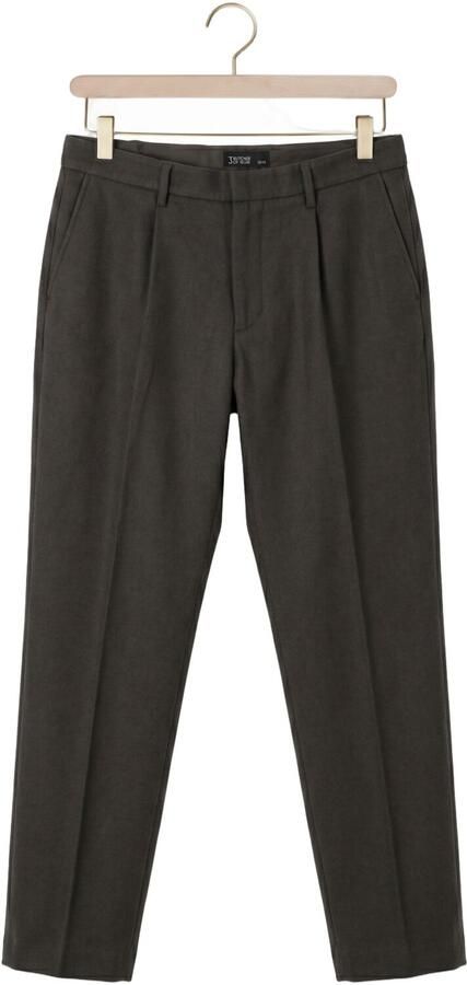 BUTCHER OF BLUE Heren Broeken Lennox Straight Wool Trouser Antraciet - Foto 4