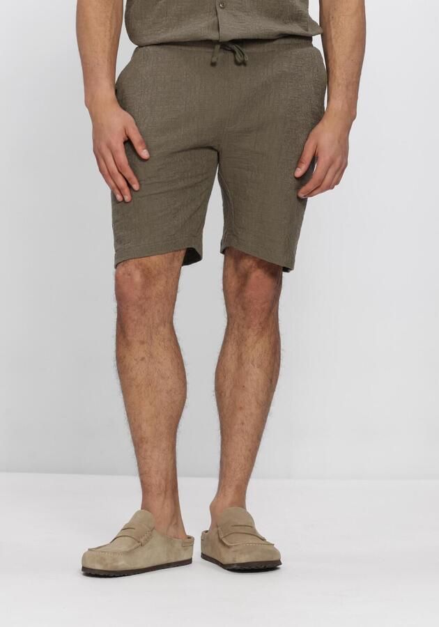 BUTCHER OF BLUE Heren Broeken Ripley Structure Short Olijf