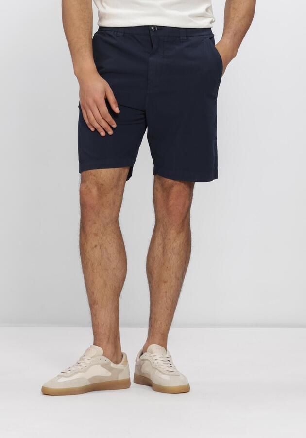 Butcher of Blue Tristan regular chino short donkerblauw