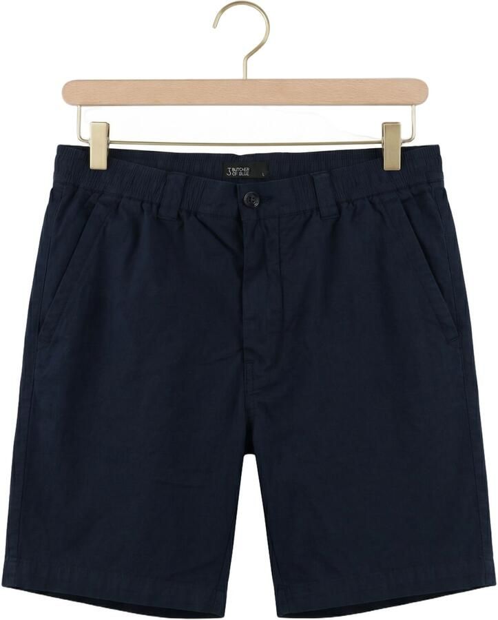 Butcher of Blue Tristan regular chino short donkerblauw - Foto 2
