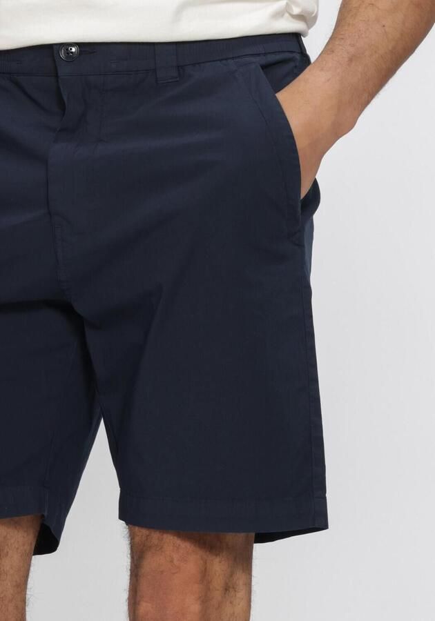Butcher of Blue Tristan regular chino short donkerblauw - Foto 4