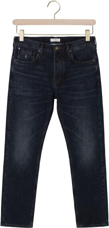 BUTCHER OF BLUE Heren Jeans Stockton Straight Dark Night Donkerblauw - Foto 4