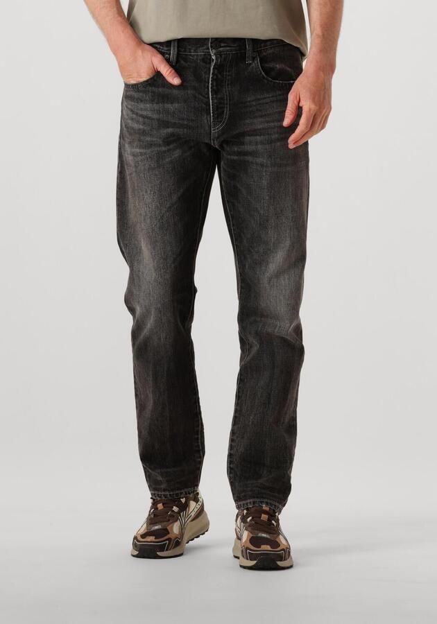 BUTCHER OF BLUE Heren Jeans Stockton Straight Dusk Denim Zwart - Foto 4