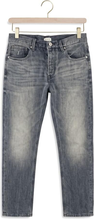 BUTCHER OF BLUE Heren Jeans Stockton Straight Fog Denim Blauw - Foto 4