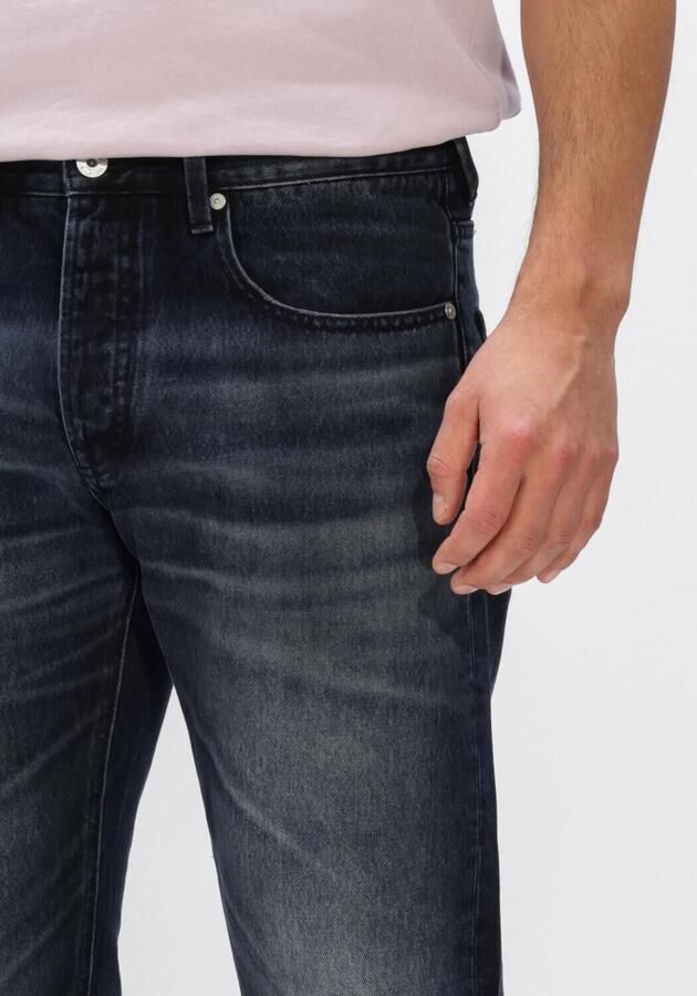BUTCHER OF BLUE Heren Jeans Stockton Straight Night Denim Donkerblauw - Foto 3
