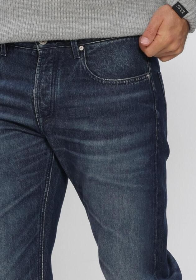 BUTCHER OF BLUE Heren Jeans Stockton Straight Redding Dk Aged Donkerblauw - Foto 3