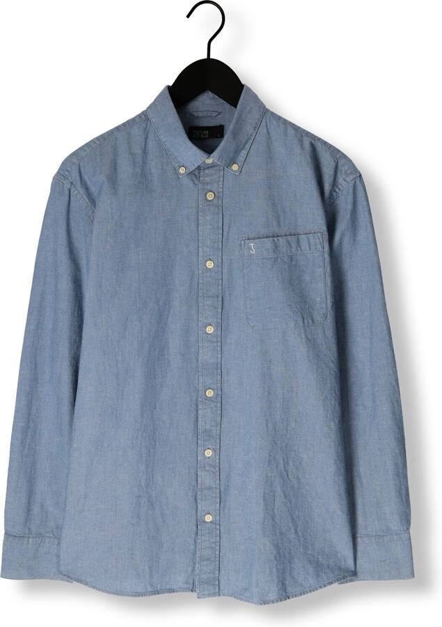 BUTCHER OF BLUE Heren Overhemden Aidan Chambray Shirt Blauw