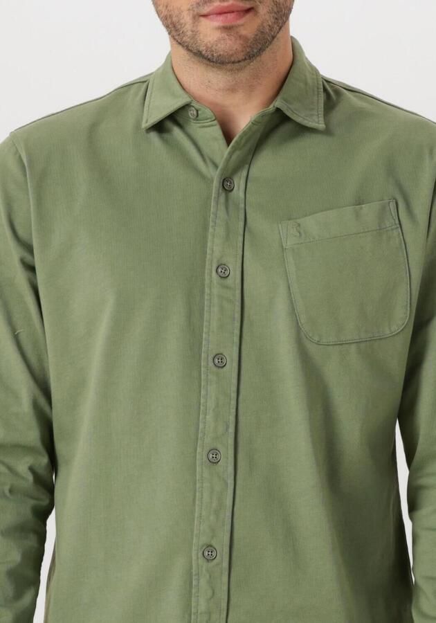 BUTCHER OF BLUE Heren Overhemden Aidan Jersey Shirt Groen - Foto 2