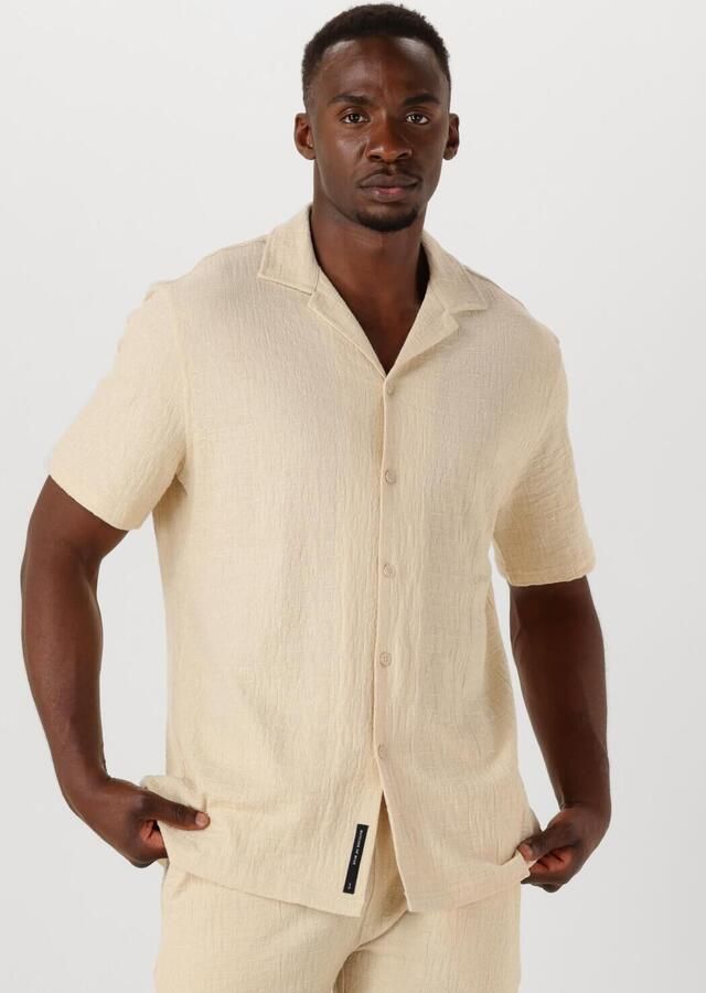 BUTCHER OF BLUE Heren Overhemden Ripley Structure Shirt Beige - Foto 4
