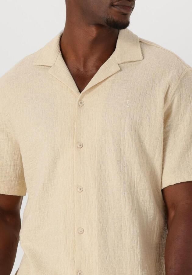 BUTCHER OF BLUE Heren Overhemden Ripley Structure Shirt Beige - Foto 3