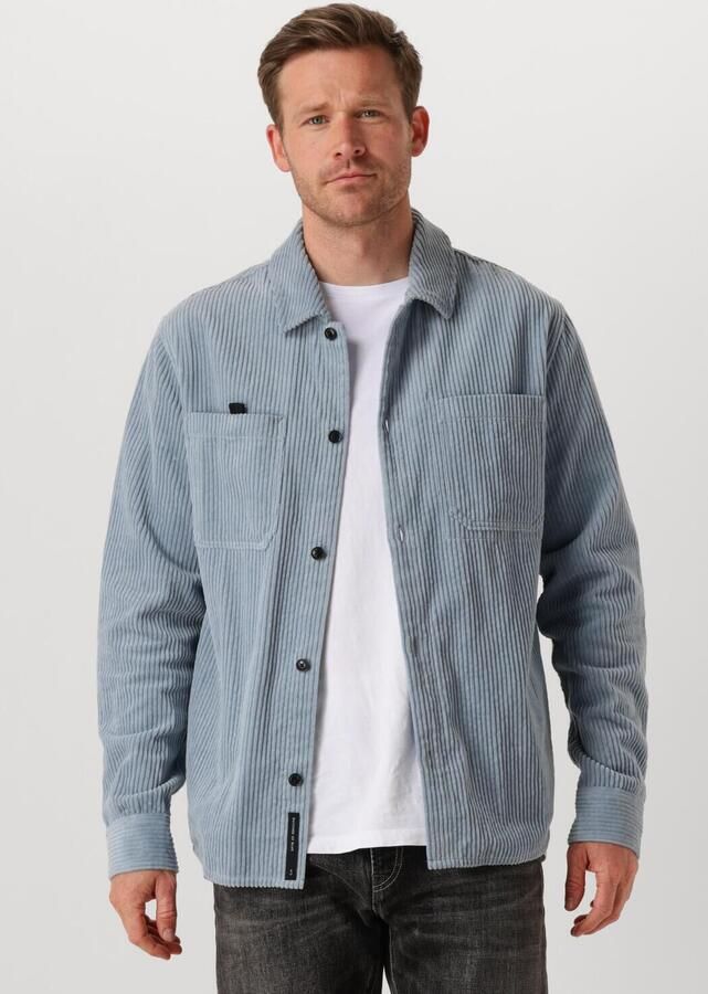 BUTCHER OF BLUE Heren Overshirts Colby Cord Overshirt Lichtblauw - Foto 4