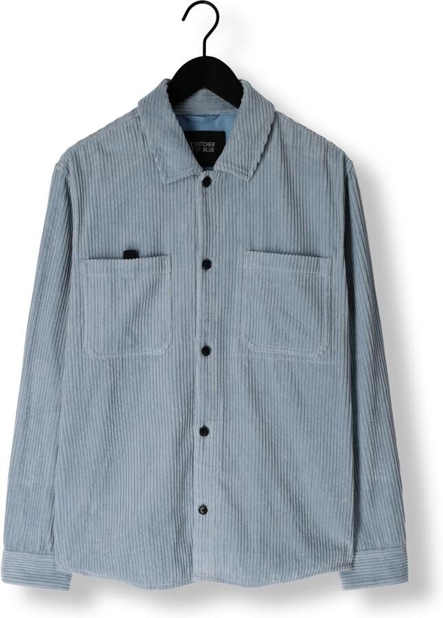 BUTCHER OF BLUE Heren Overshirts Colby Cord Overshirt Lichtblauw