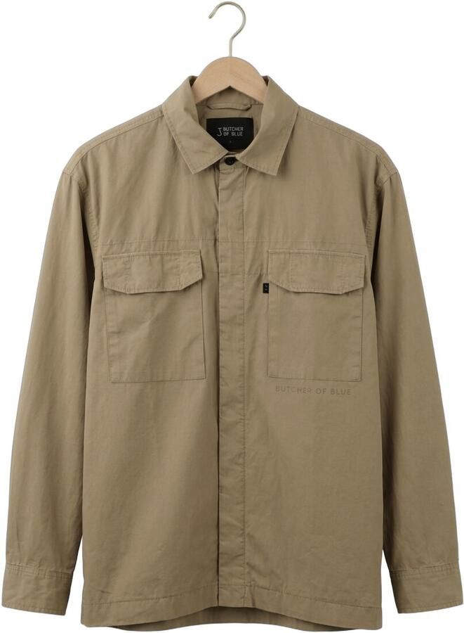 BUTCHER OF BLUE Heren Overshirts Dan Cotton Overshirt Beige - Foto 2
