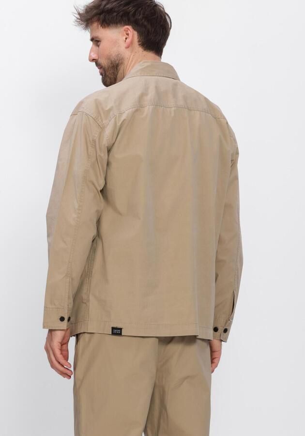 BUTCHER OF BLUE Heren Overshirts Dan Cotton Overshirt Beige - Foto 3