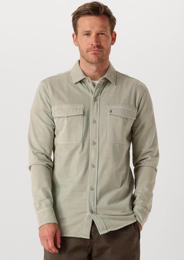 BUTCHER OF BLUE Heren Overshirts Finn Pocket Jersey Overshirt Groen - Foto 4
