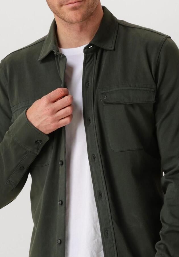 BUTCHER OF BLUE Heren Overshirts Finn Pocket Jersey Overshirt Olijf - Foto 2