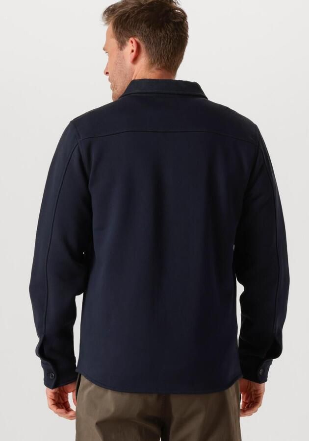 BUTCHER OF BLUE Heren Overshirts Perry Zip Overshirt Donkerblauw - Foto 2