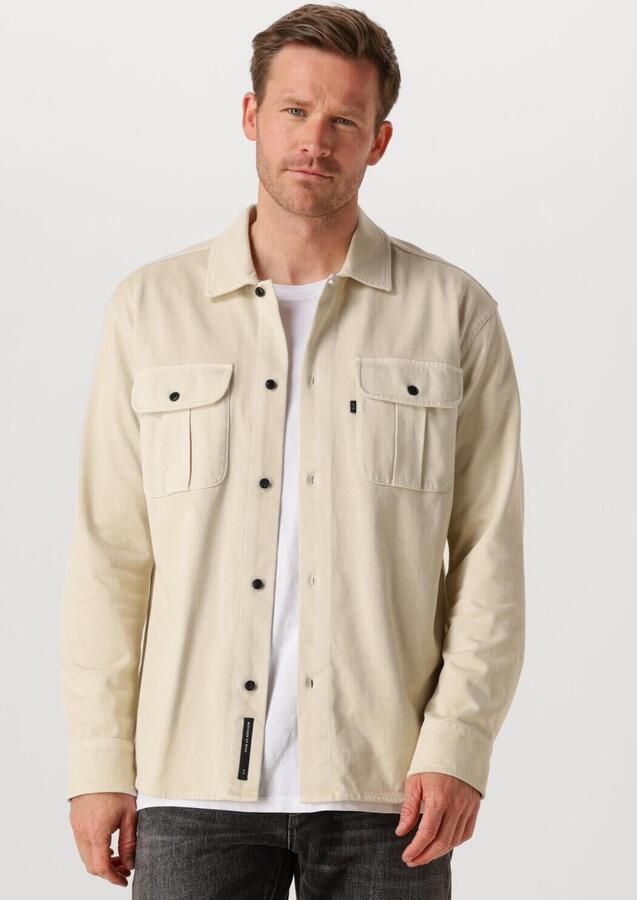 BUTCHER OF BLUE Heren Overshirts Phil Jersey Overshirt Beige - Foto 4