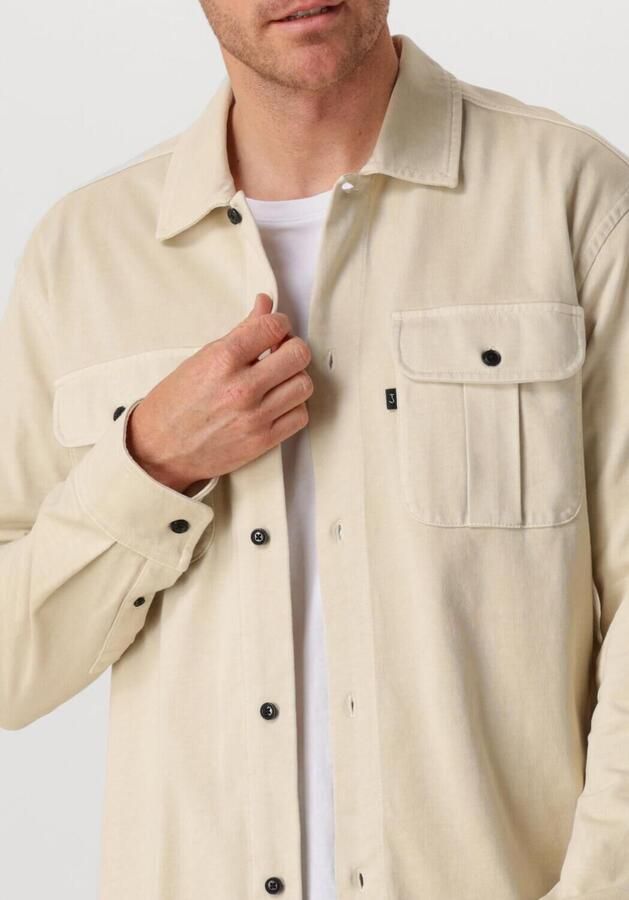 BUTCHER OF BLUE Heren Overshirts Phil Jersey Overshirt Beige - Foto 3