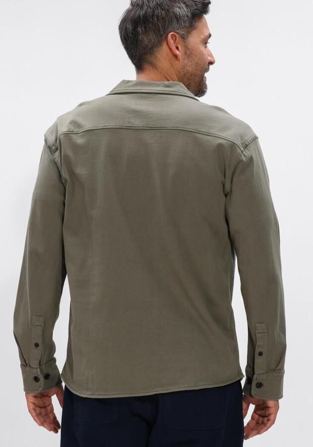 BUTCHER OF BLUE Heren Overshirts Phil Jersey Overshirt Khaki - Foto 3