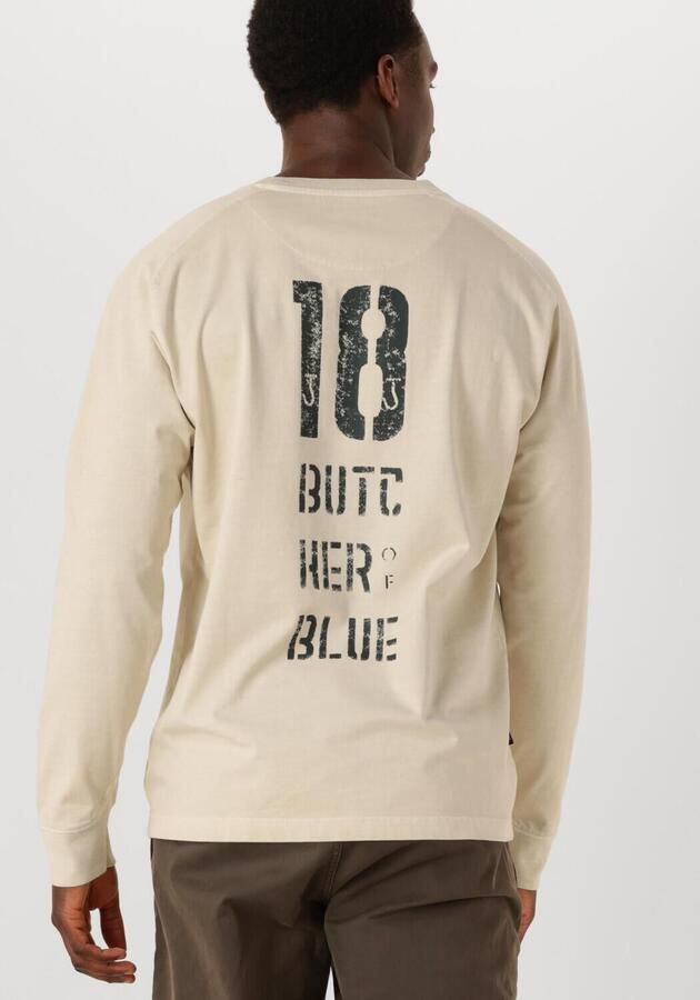 BUTCHER OF BLUE Heren Polo's & T-shirts Army 18 Bob Loose Tee Ls Beige
