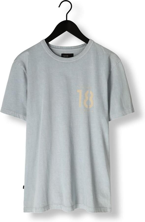 BUTCHER OF BLUE Heren Polo's & T-shirts Army 18 Stencil Tee Lichtblauw - Foto 3