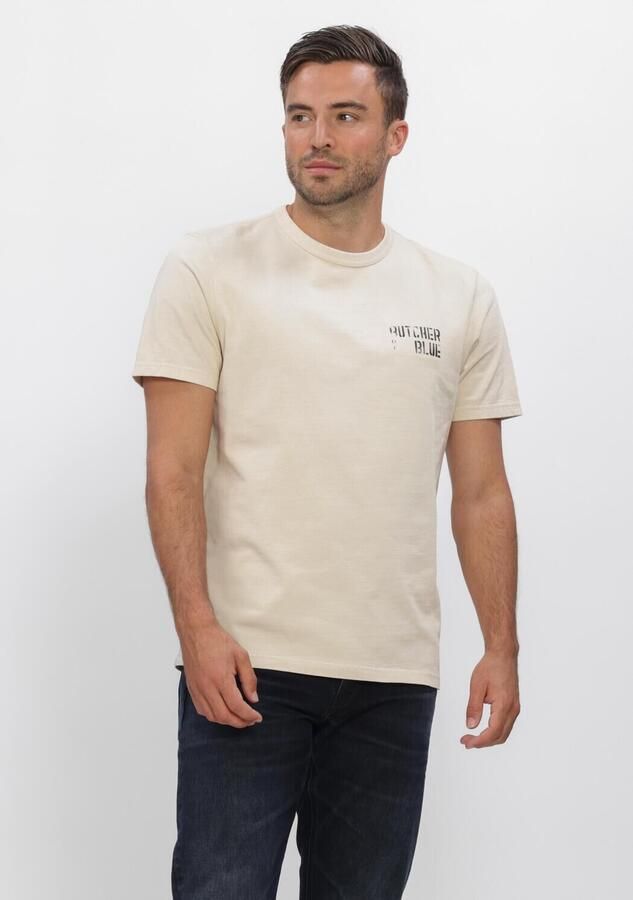 BUTCHER OF BLUE Heren Polo's & T-shirts Army Brush Tee Beige