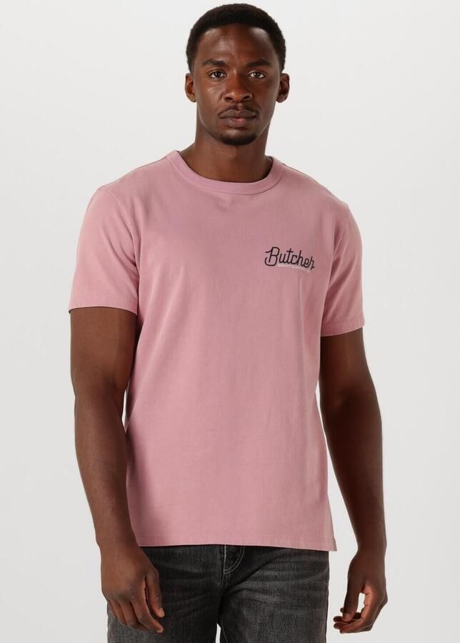 BUTCHER OF BLUE Heren Polo's & T-shirts Army Butcher Tee Roze - Foto 4