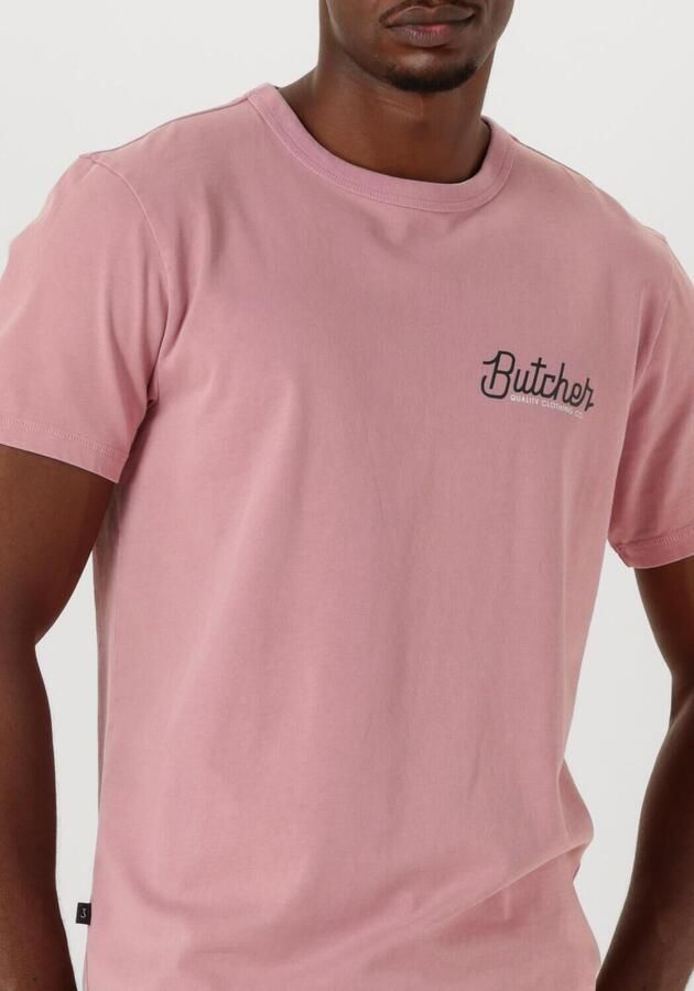 BUTCHER OF BLUE Heren Polo's & T-shirts Army Butcher Tee Roze - Foto 2