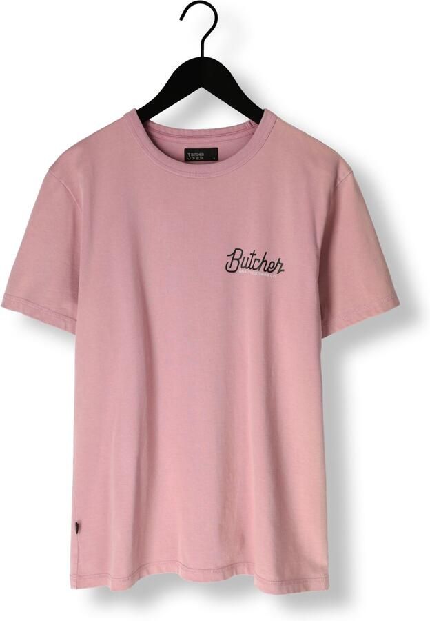 BUTCHER OF BLUE Heren Polo's & T-shirts Army Butcher Tee Roze - Foto 4