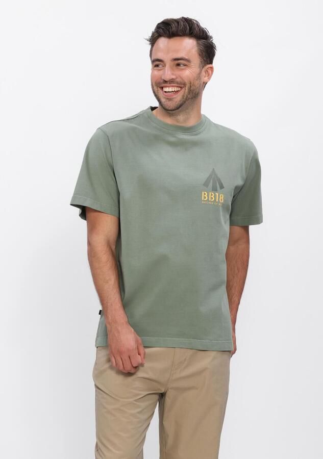 BUTCHER OF BLUE Heren Polo's & T-shirts Army Carlow Loose Tee Khaki