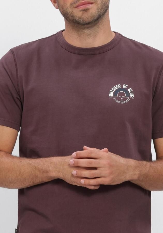 BUTCHER OF BLUE Heren Polo's & T-shirts Army Circle Tee Bruin - Foto 4