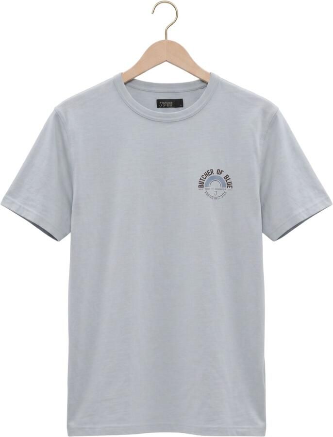 BUTCHER OF BLUE Heren Polo's & T-shirts Army Circle Tee Lichtblauw - Foto 2