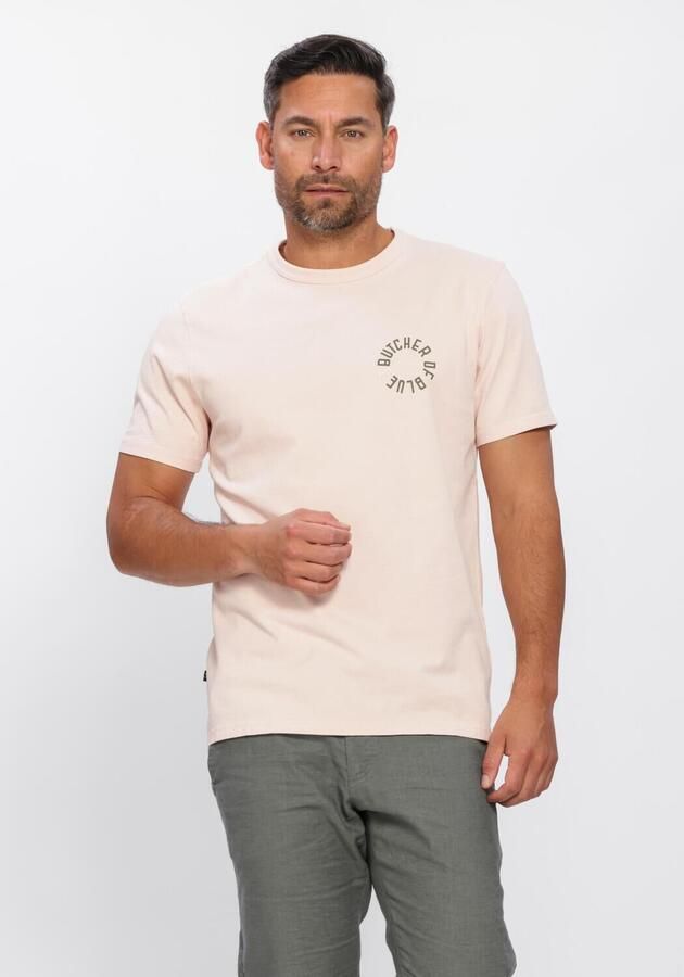 BUTCHER OF BLUE Heren Polo's & T-shirts Army Circle Tee Lichtroze - Foto 3