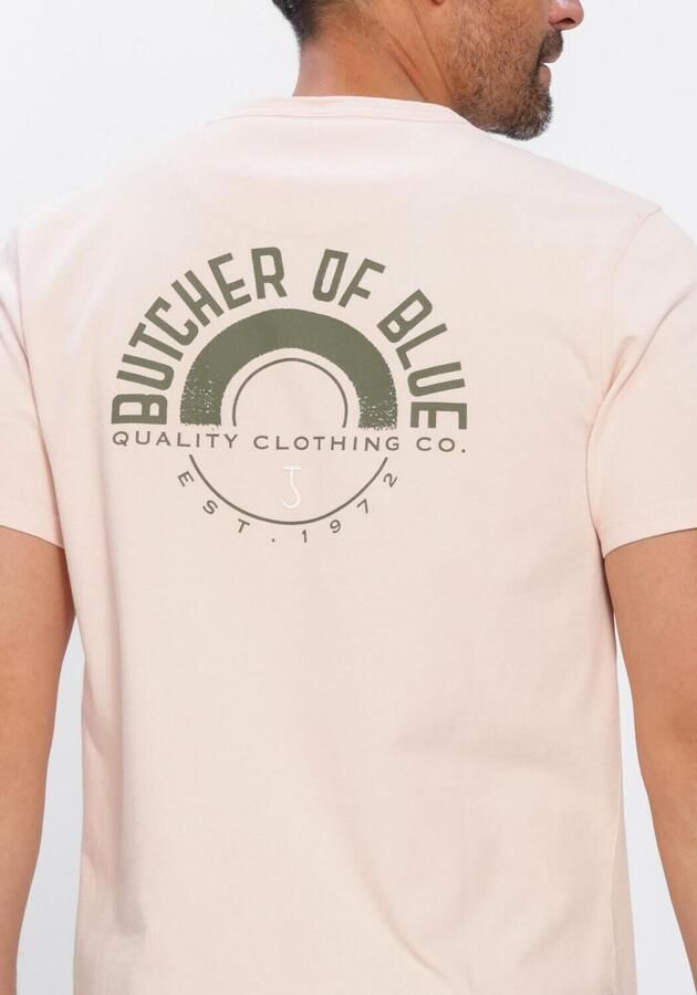 BUTCHER OF BLUE Heren Polo's & T-shirts Army Circle Tee Lichtroze - Foto 4