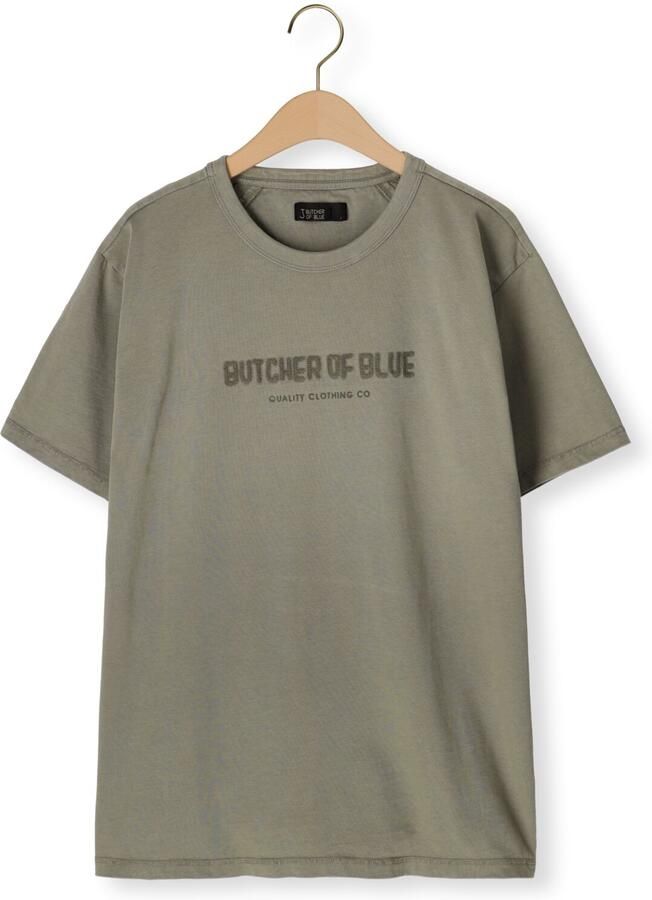 BUTCHER OF BLUE Heren Polo's & T-shirts Army Corp Lock Tee Khaki - Foto 2