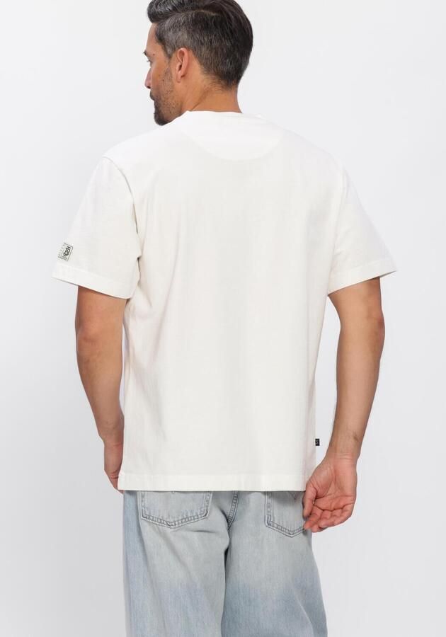 BUTCHER OF BLUE Heren Polo's & T-shirts Army Loose Logo Tee Gebroken Wit - Foto 3