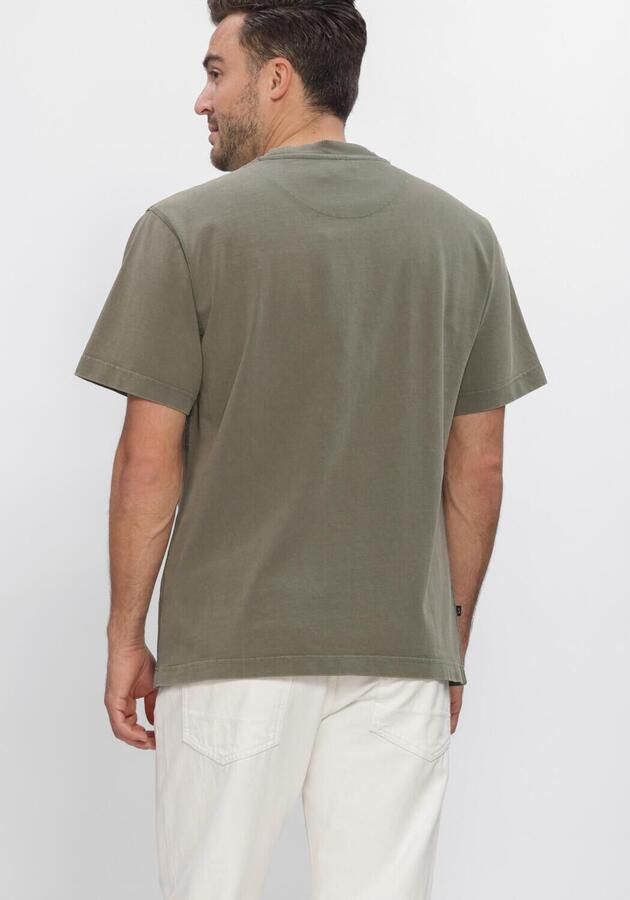 BUTCHER OF BLUE Heren Polo's & T-shirts Army Loose Tee Olijf - Foto 3