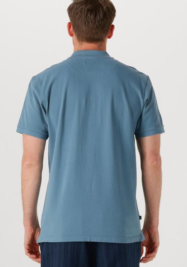 BUTCHER OF BLUE Heren Polo's & T-shirts Army Pique Polo Blauw