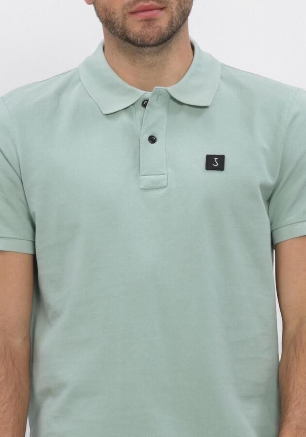 BUTCHER OF BLUE Heren Polo's & T-shirts Army Pique Polo Mint - Foto 4