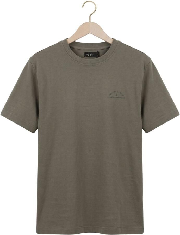BUTCHER OF BLUE Heren Polo's & T-shirts Army Qcc Loose Tee Khaki - Foto 2