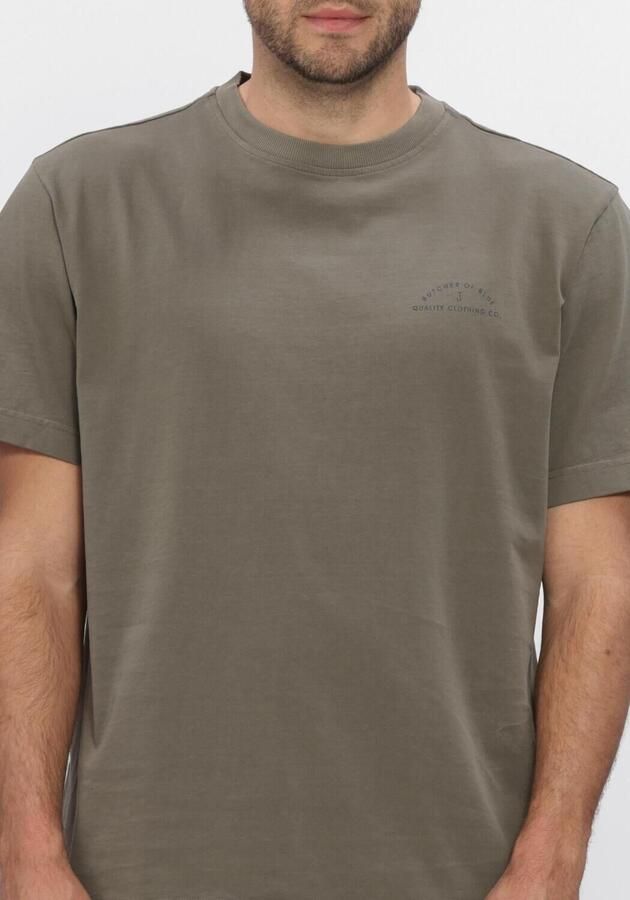 BUTCHER OF BLUE Heren Polo's & T-shirts Army Qcc Loose Tee Khaki - Foto 4