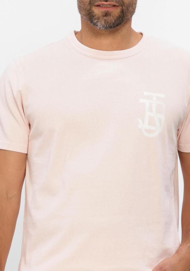 BUTCHER OF BLUE Heren Polo's & T-shirts Army Small Logo Tee Lichtroze - Foto 3