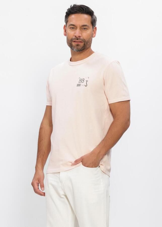 BUTCHER OF BLUE Heren Polo's & T-shirts Army Stencil Tee Lichtroze